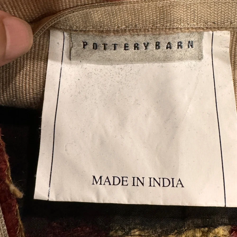 Pottery Barn southwestern decorative kilim tapestry pillow case